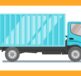 truck, box, car