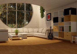 Round Window Living Room Sofa Set  - Muntzir_Mehdi / Pixabay