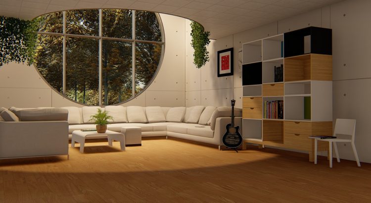 Round Window Living Room Sofa Set  - Muntzir_Mehdi / Pixabay